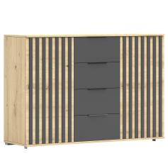 Kommode WERONA 2D4S mit Türen und Schubladen
