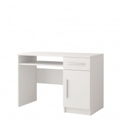Schreibtisch OMEGA I 08, Breite: 110 cm, Farbe: WEIß