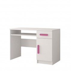 Schreibtisch JONAS I 08, Breite: 110 cm, Farbe: WEIß/WEIß