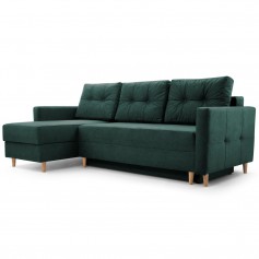 Ecksofa Sofa Couch DL-Klapp-System Schlaffunktion Bettkasten METRO