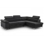 Ecksofa Sofa Couch Schlaffunktion Bettkasten MADRYT